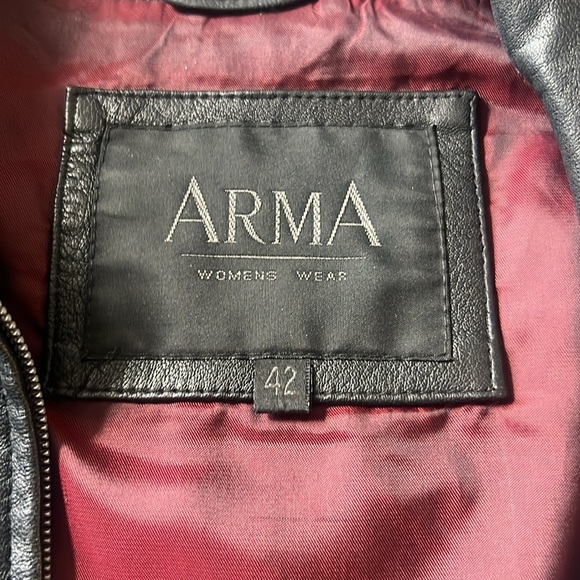 Women’s leather jacket in very good condition Arma Women’s Wear in size 42 - Picture 6 of 7